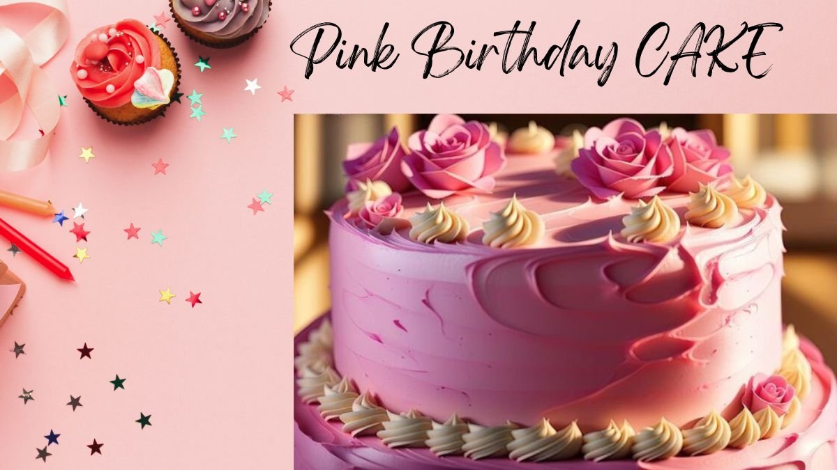 Pink Birthday Cake