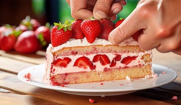 Strawberry Cake 