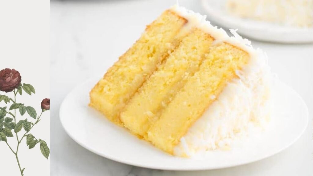 White Cake Pineapple Slice