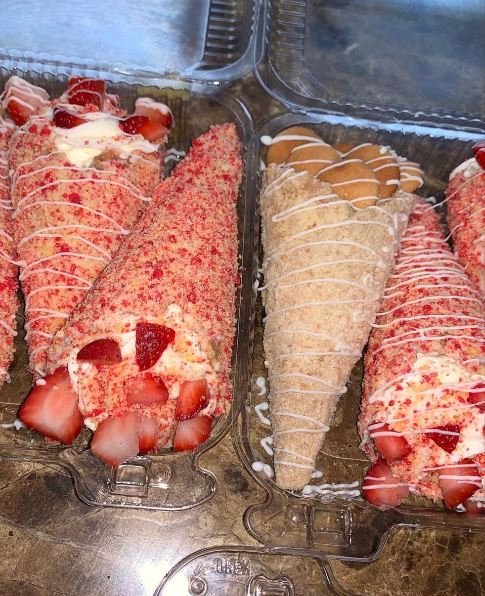 Strawberry Cones 