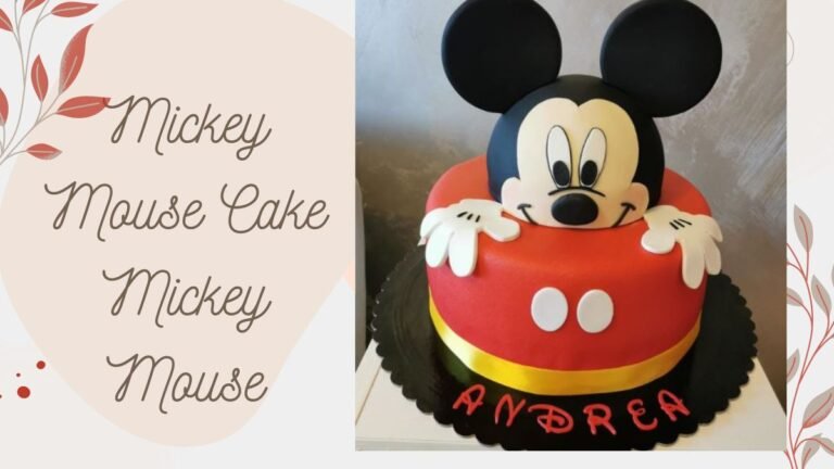 Mickey Mouse Cake Mickey Mouse