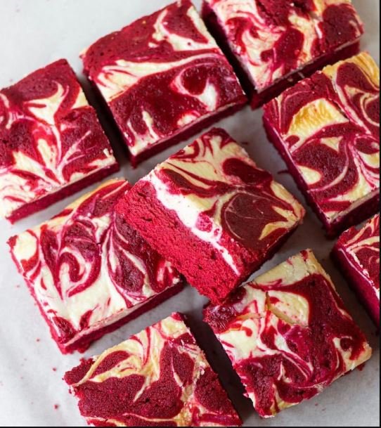 red velvet brownies