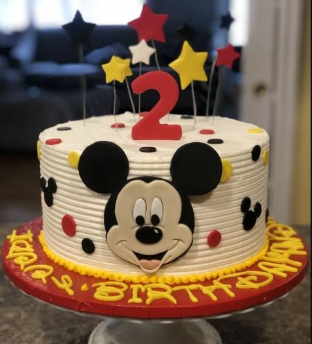 mickey mouse birthday cake