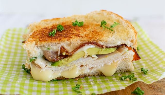 turkey cheese sandwich