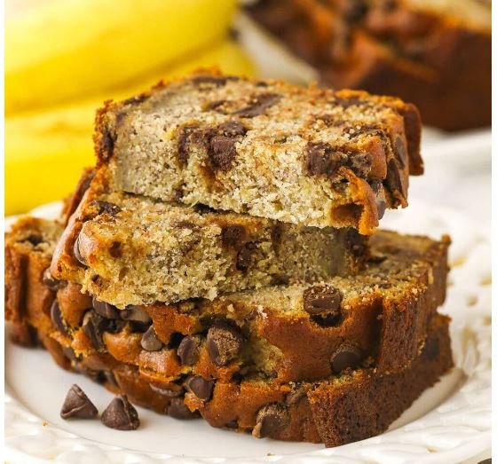 Easy Chocolate Chip Banana Bread Recipe