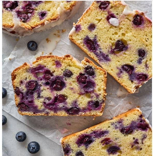 Lemon Blueberry Loaf Recipe With Sour Cream