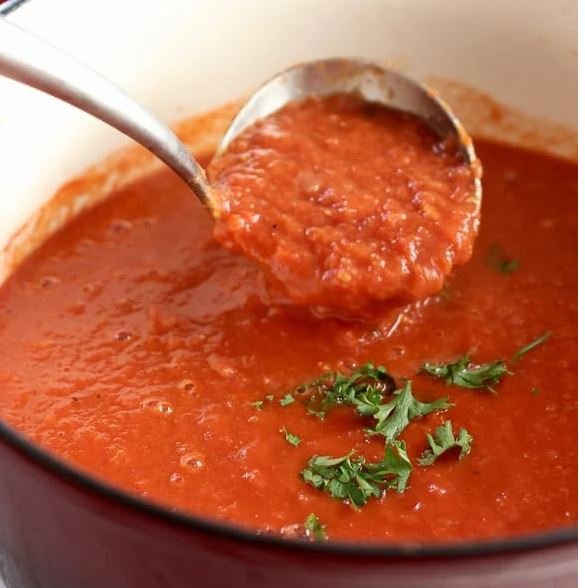 Roasted Tomato And Red Pepper Soup Recipe